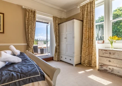 Bedroom #2 at Yeoldon House, Bideford