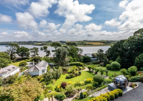 The beautifully landscaped garden at Yeoldon House, Bideford