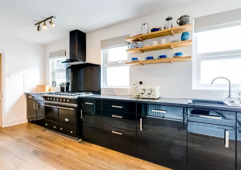 The kitchen at Zareba, St Ives